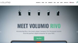 Website screenshot for Volumio