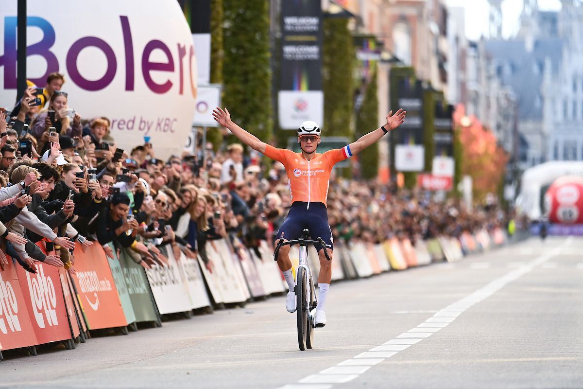 UCI Gravel World Championships: Mathieu van der Poel dominates with solo victory