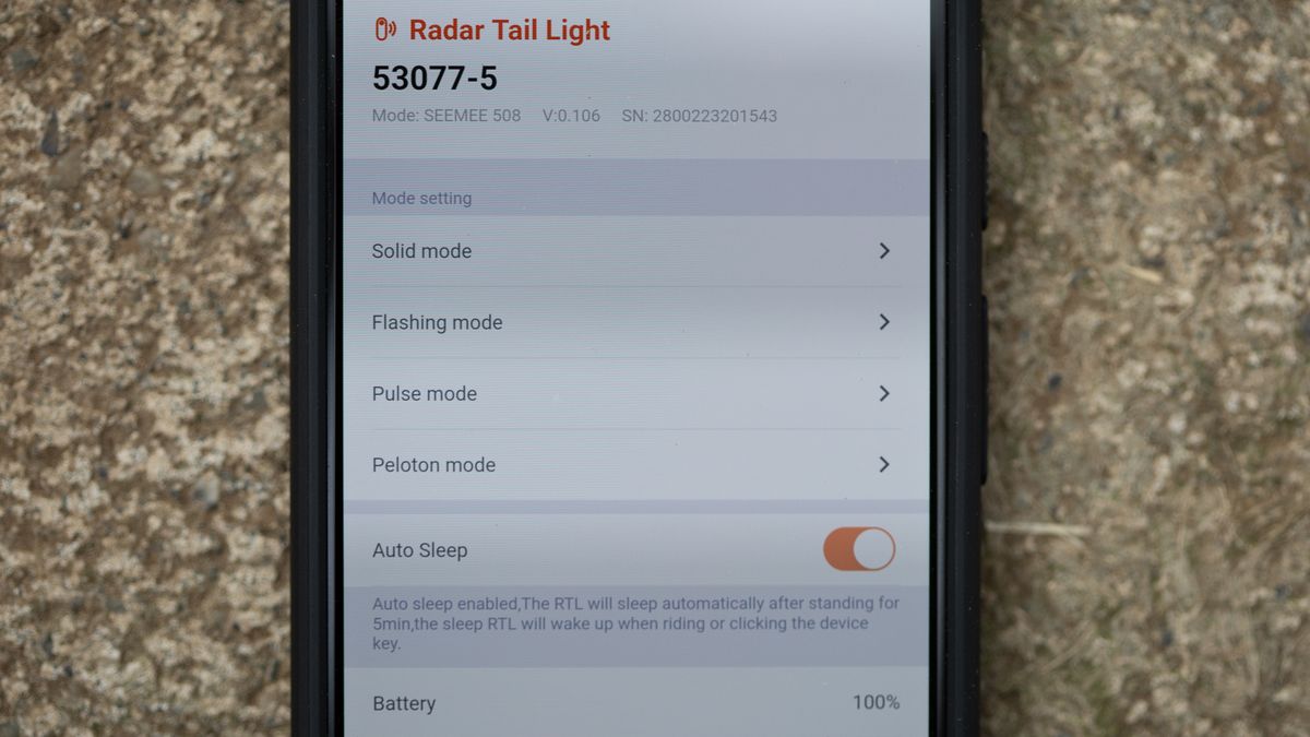 Magicshine Seemee 508 radar tail light editing the light modes
