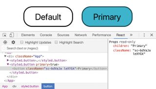 default and primary Reactjs