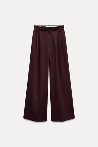 Trousers With Double Pleat