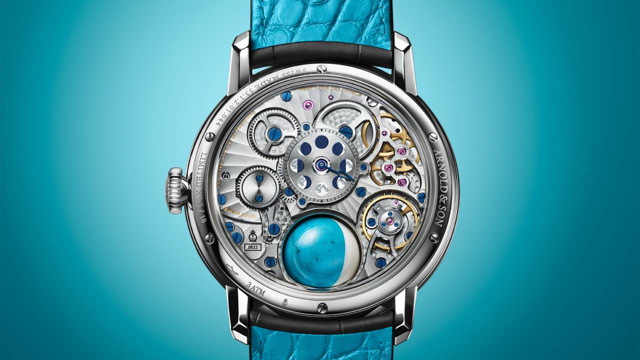 Arnold &amp;amp; Son Luna Magna Steel Turquoise