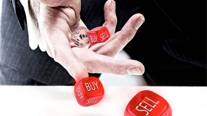 Throwing "buy" and "sell" dice