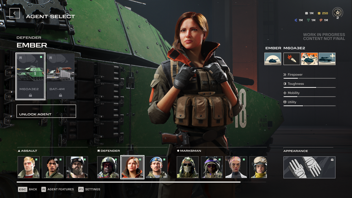 Selecting an agent to pilot your tank