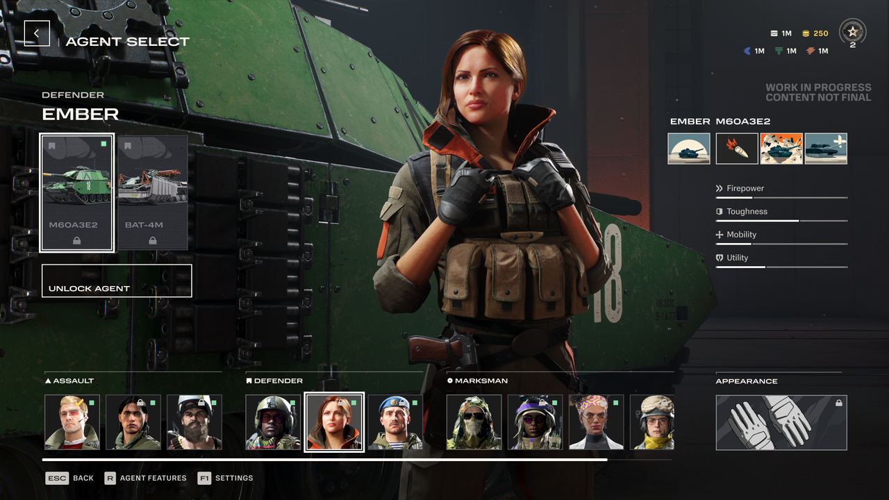 Selecting an agent to pilot your tank