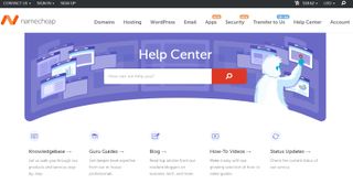 Namecheap's help center webpage