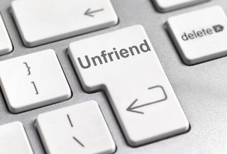 getting over a breakup - unfriend keyboard