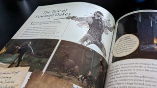 Hogwarts Legacy: The Official Game Guide — The Tale of Rowland Oakes page.