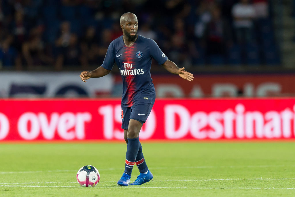 PARIS, FRANCE - AUGUST 12: Lassana Diarra of Paris St. Germain controls the ball during the Ligue 1 match between Paris Saint-Germain and SM Caen at Parc des Princes on August 12, 2018 in Paris, France. (Photo by TF-Images/Getty Images)