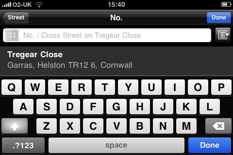 Navigon mobile navigator on iphone