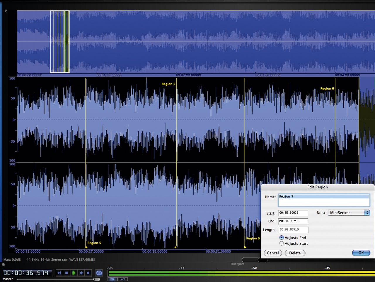 The Loop Surfer scans your audio.