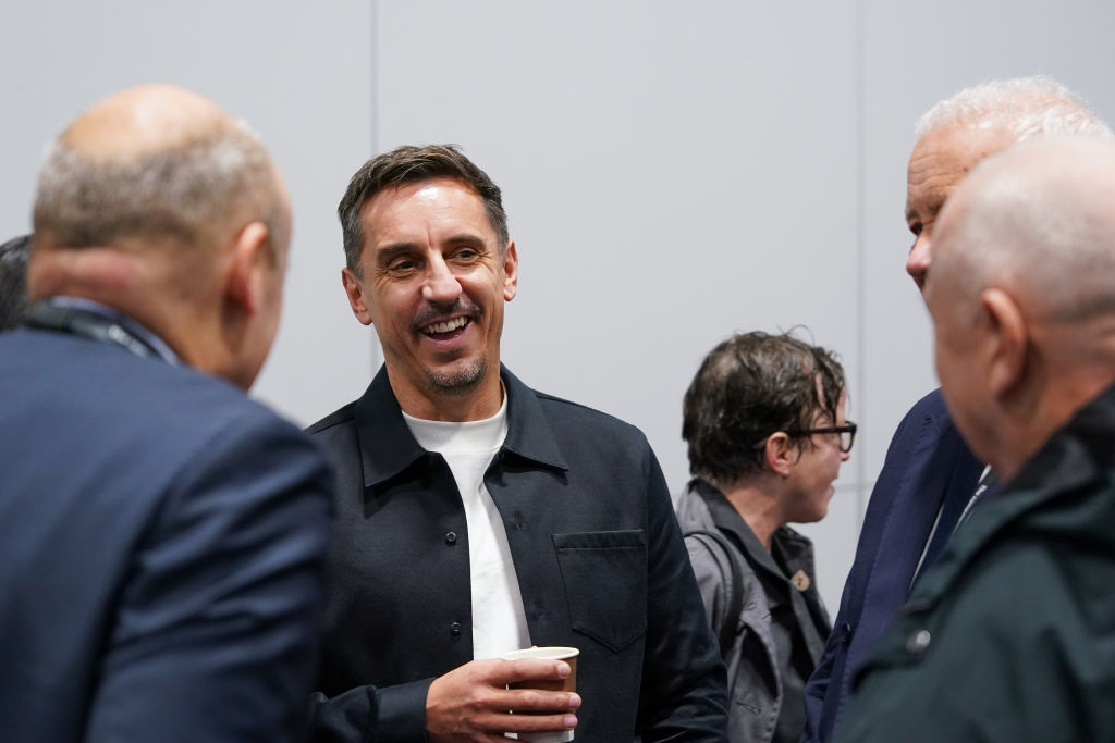 Gary Neville at the Labour party conference