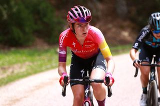  Demi Vollering of Netherlands and Team SD Worx attacks to win the 7th Vuelta a Burgos Feminas 2022 Stage 4
