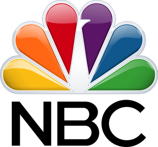 This classic logo preserves NBC's peacock in the space between