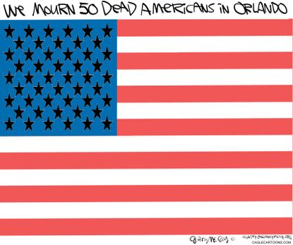 Editorial Cartoon U.S. Orlando Terrorist Attack