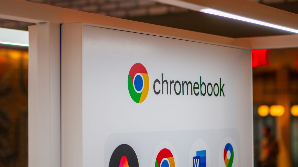 Google Chromebook logo at 2024 Fall Chromebook Event