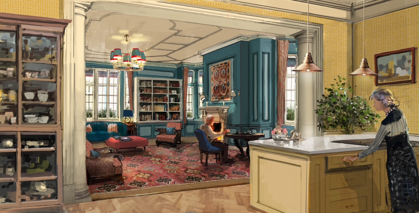 Concept art from the film