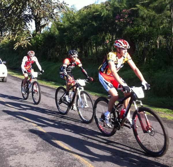 Race leader Todd Wells (Specialized) looked strong on the first climbs of the day.