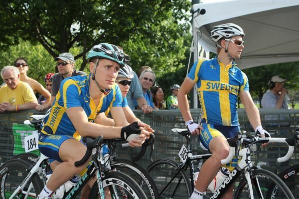 THe Swedish team line-up