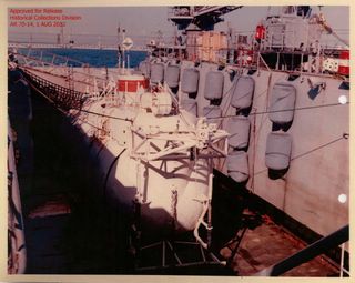 Trieste II Bathysphere used in HEXAGON RV Recovery