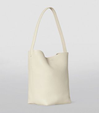 Womens the Row White Small Leather Park Tote Bag | Harrods Uk