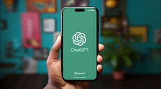 ChatGPT logo on phone