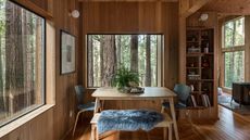 Inside Cedar + Skye cabin