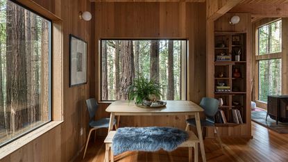Inside Cedar + Skye cabin