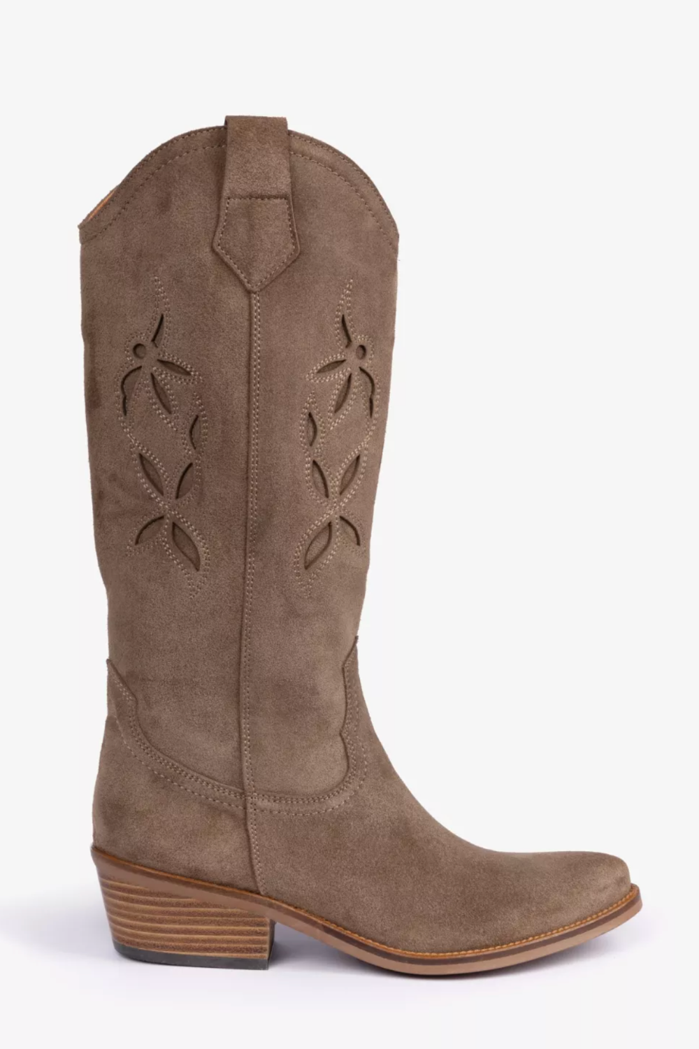 Penelope Chilvers, Jasmine Embroidered Cowboy Boot - Sesame