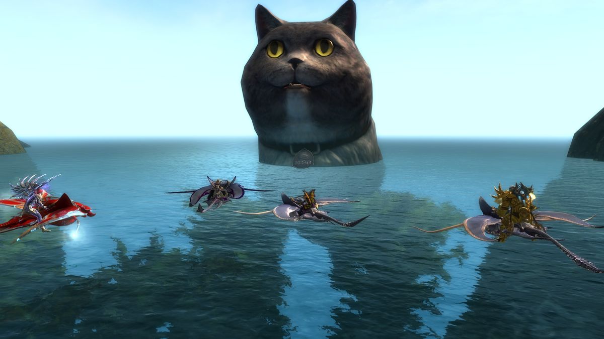 Guild Wars 2 is full of giant cats right now 