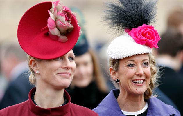 In full bloom on Ladies Day: Zara Tindall and Chanelle McCoy