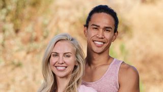 Amber Craven and Vinny Cagungu on The Amazing Race