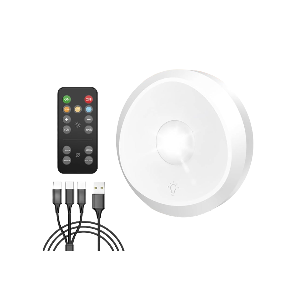 Magnetic Rechargeable Spot Lights with remote and cable