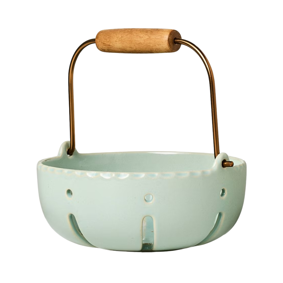 Stoneware Berry Serving Bowl With Handle - Hearth U0026 Hand&amp;trade; With Magnolia