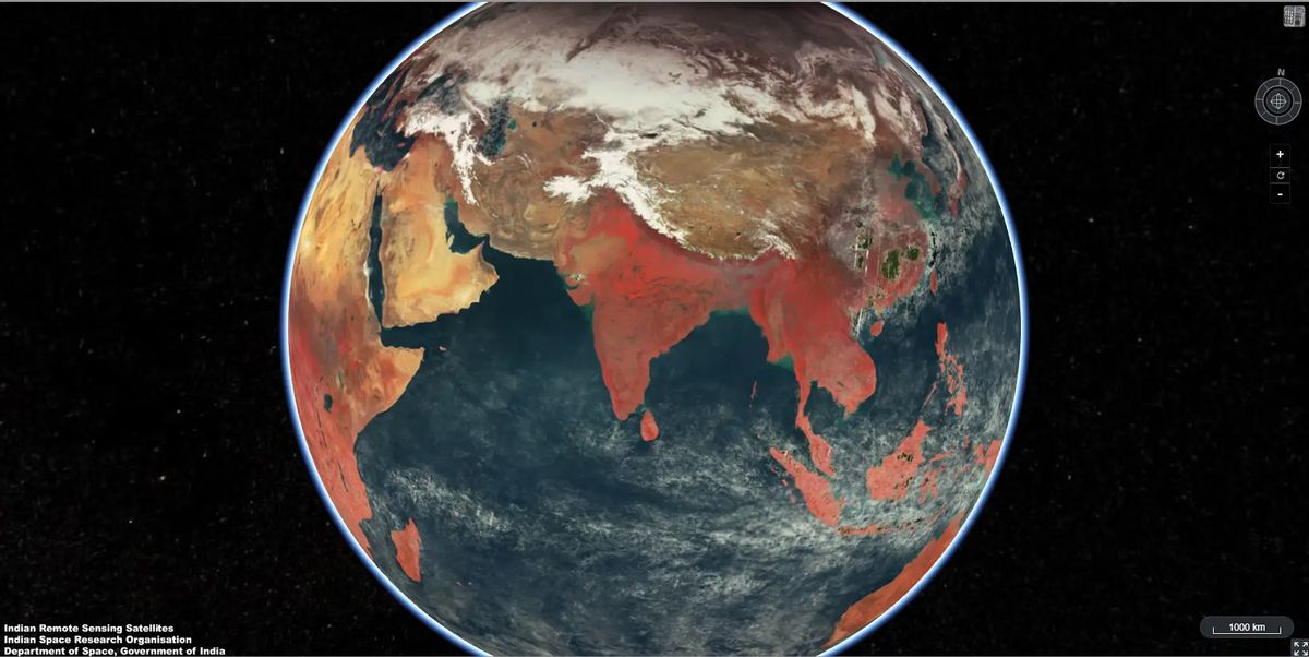 Look At This Awesome Photo Of Earth From An Indian Ocean Satellite | Space