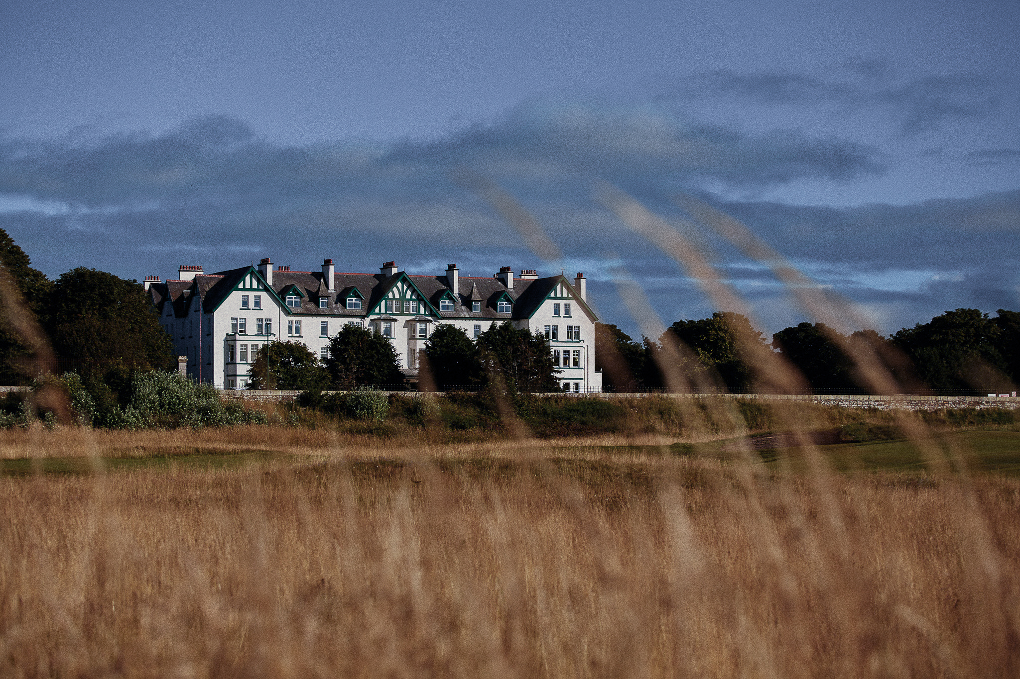 Dornoch Station hotel from the 1st hole