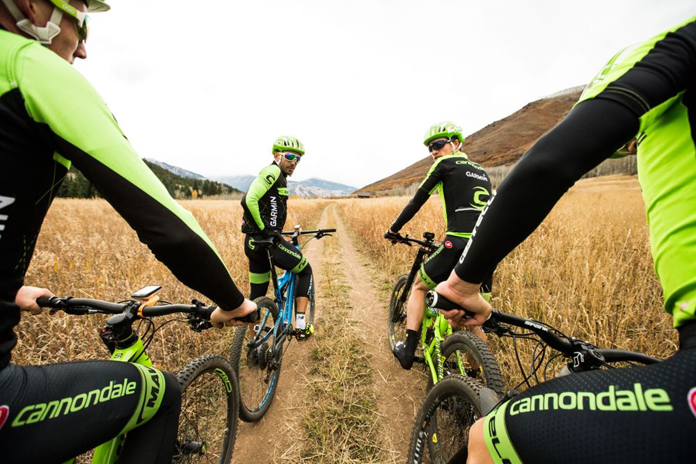 Cannondale Garmin at their first training camp