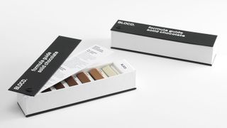 Swatch books of Pantone chocolates