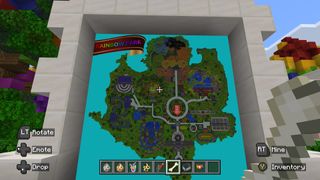 Minecraft map of a park