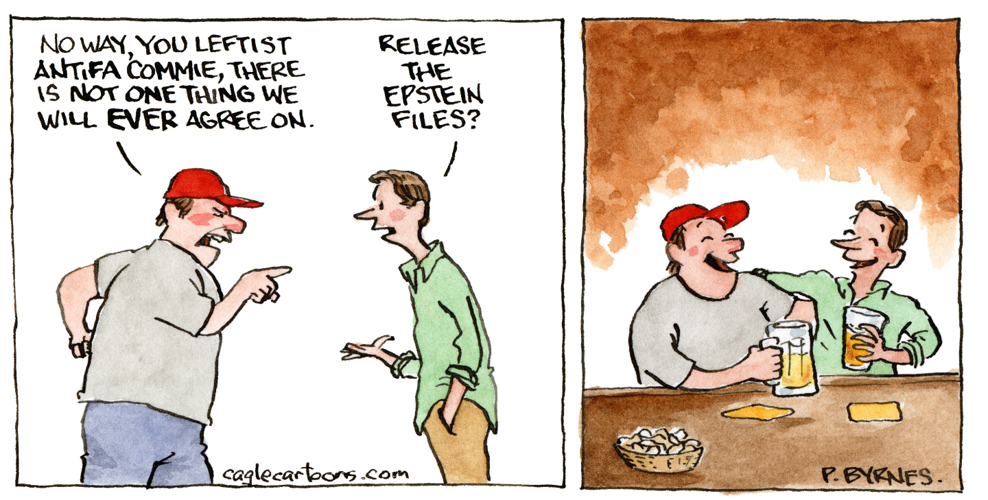 Political cartoon