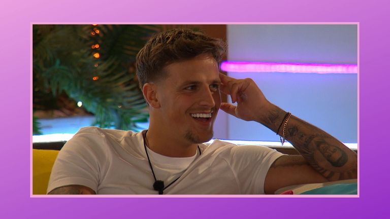 Luca Bish in Love Island season 8