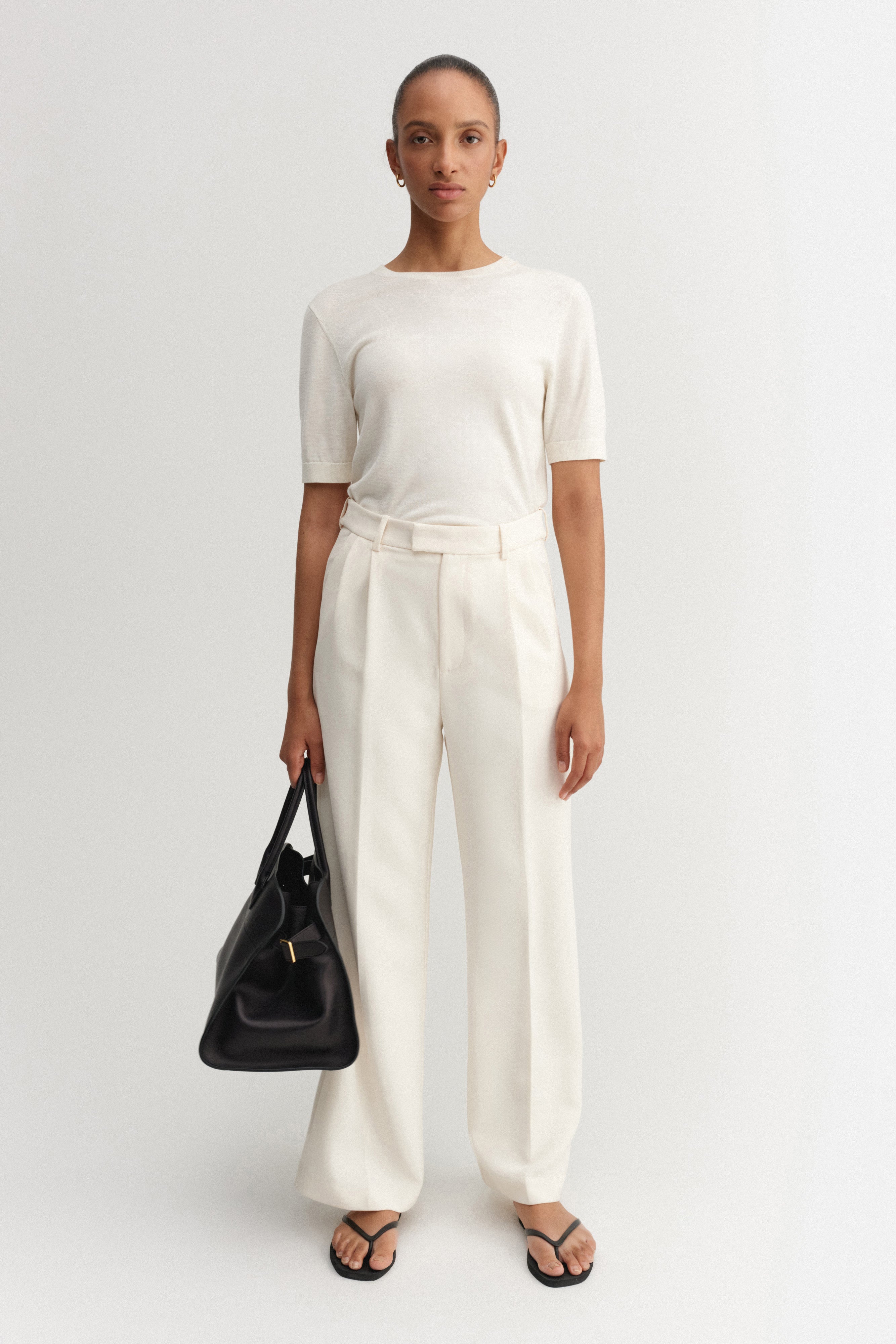 Bella Trousers, Cream