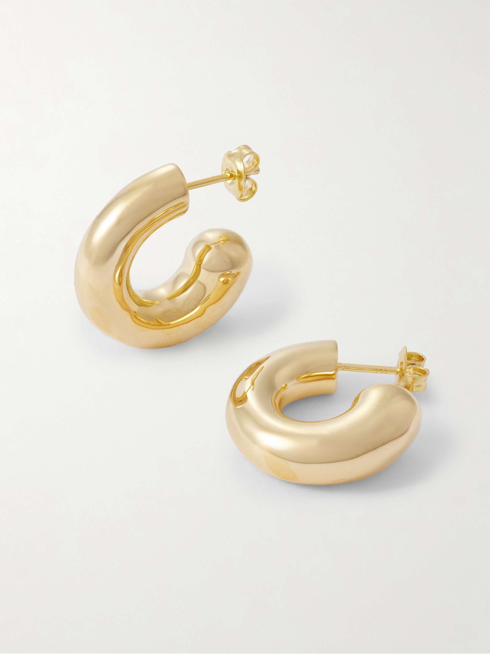 The Rose Gold-Plated Hoop Earrings