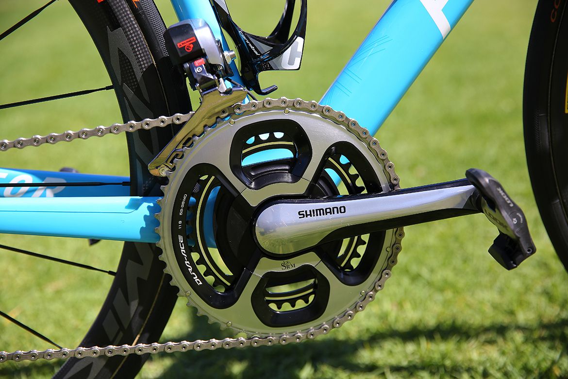 AG2R La Mondiale also use the wireless SRM 900 power meter on their Factor O2