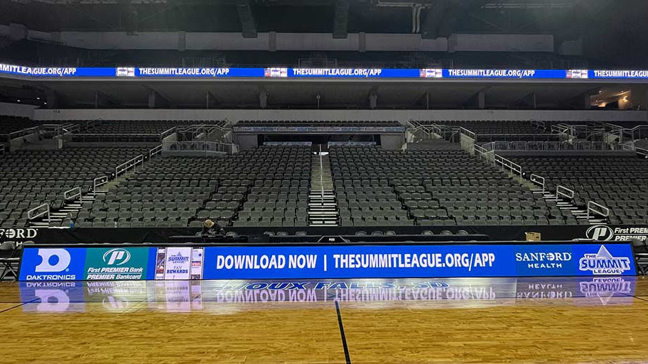 New digital displays at Denny Sanford PREMIER Center.