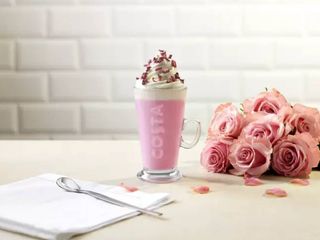 costa pink hot chocolate