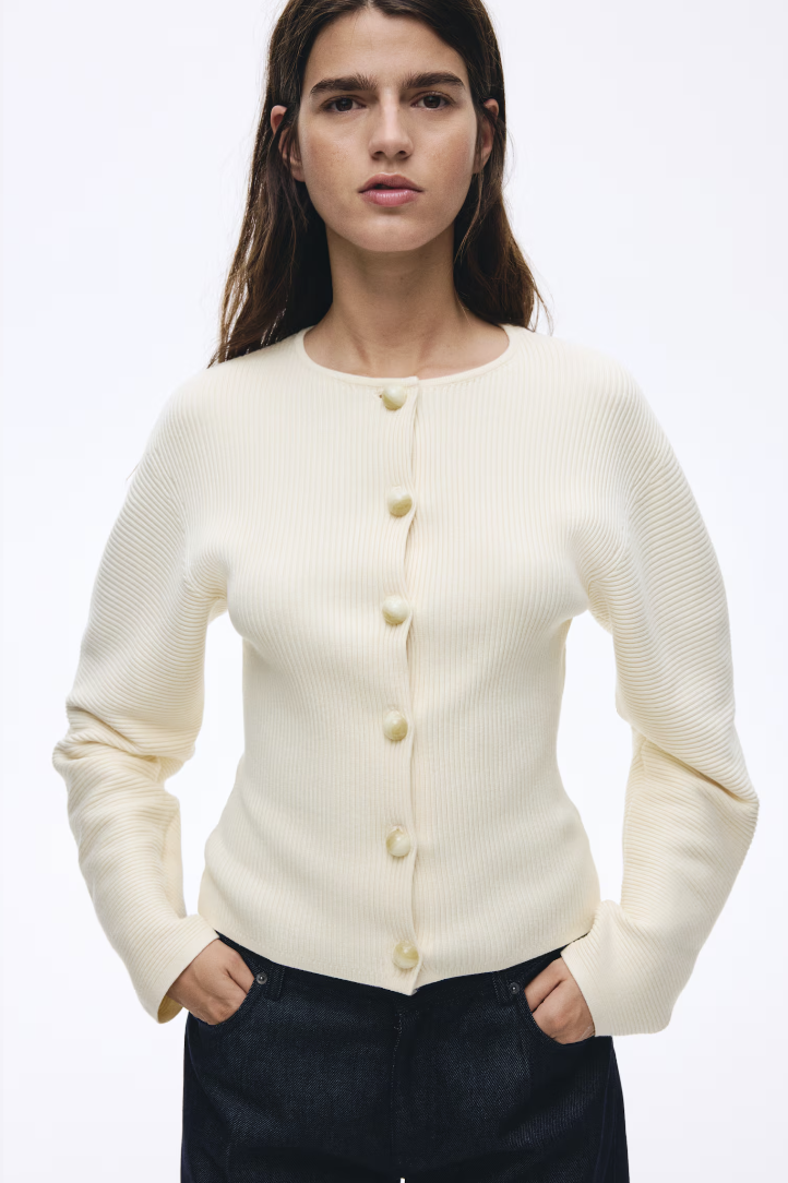 H&amp;amp;M, Rib-Knit Cardigan