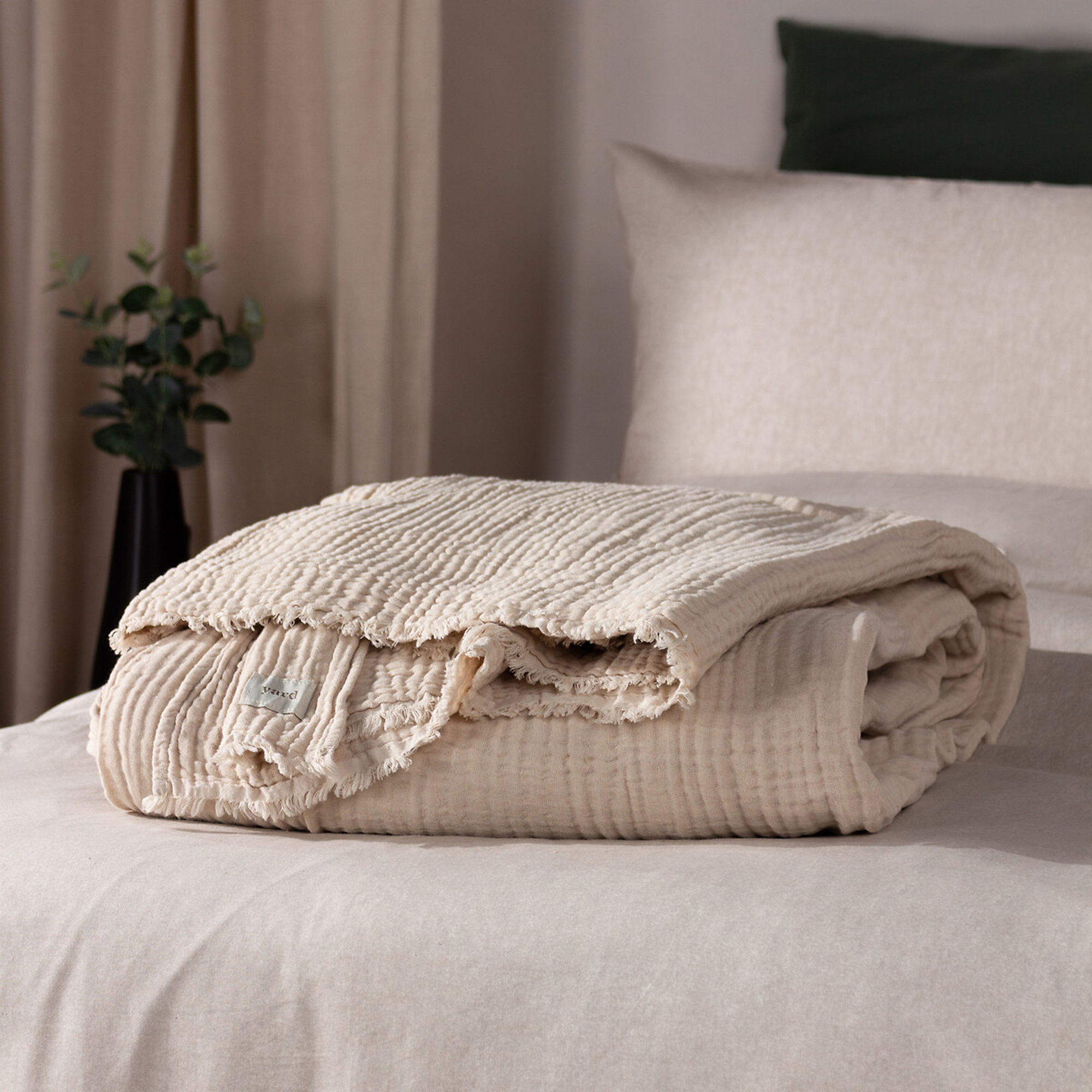 Yard Lark Cotton Muslin Throw