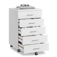 Vasagle 5-drawer rollable filing cabinet