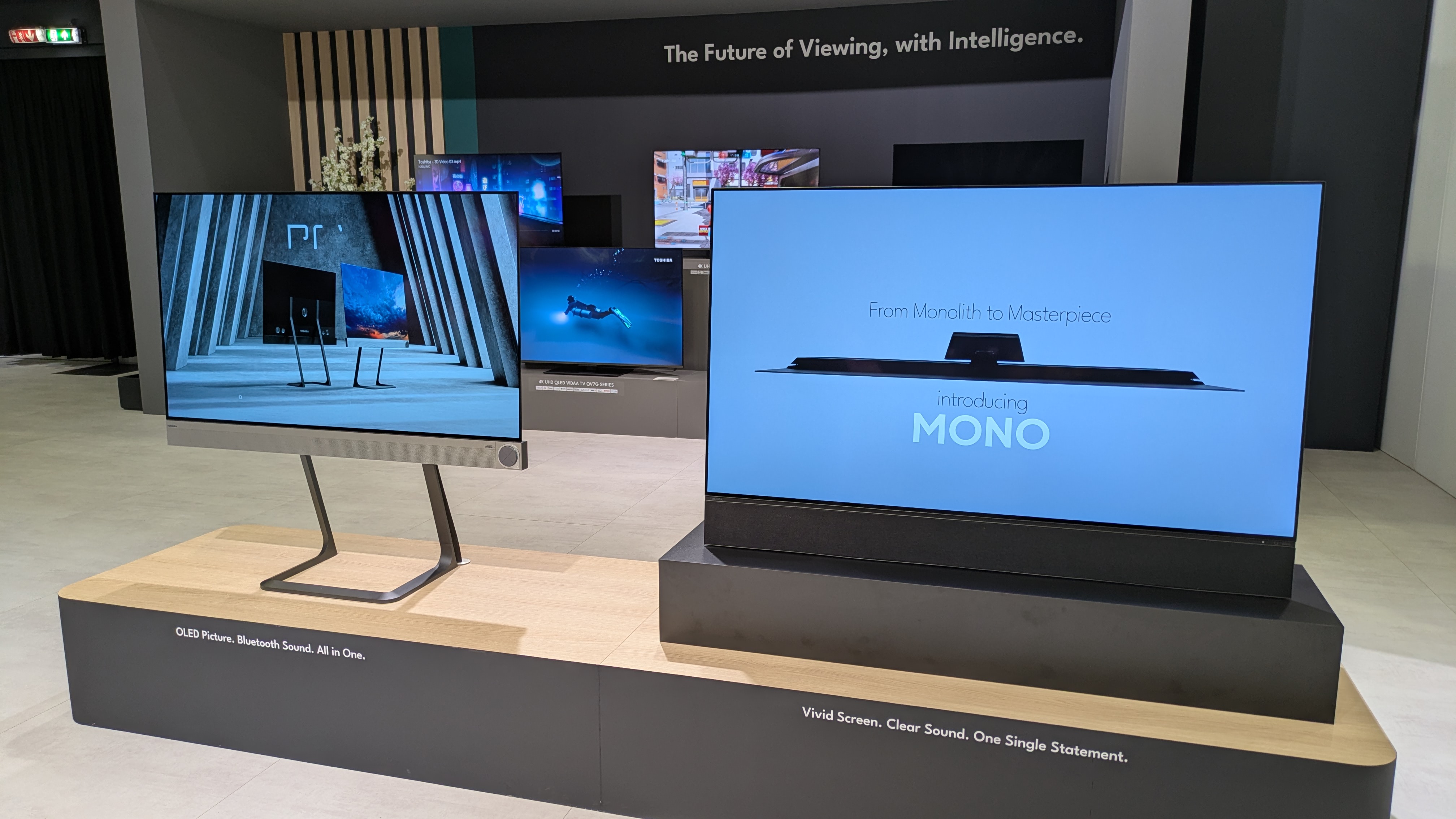 Toshiba concept OLED TVs at IFA 2025